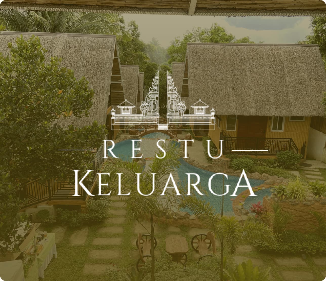 Restu Keluarga — Website and branding for a resort in the Philippines.